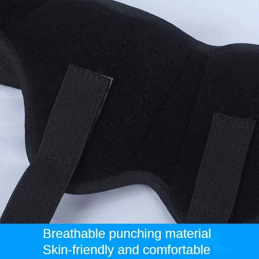 Intestinal Hernia Fixation Belt, Machine Washable Black PU Foam Pad Breathable Men Inguinal Hernia Tape For Body Care