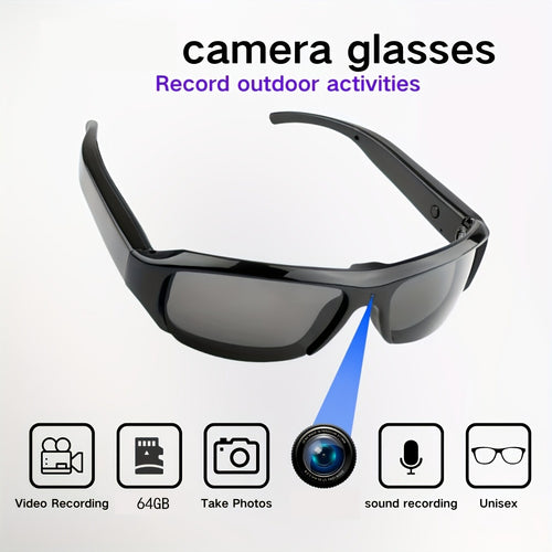 1080p HD Camera Glasses Outdoor Shooting