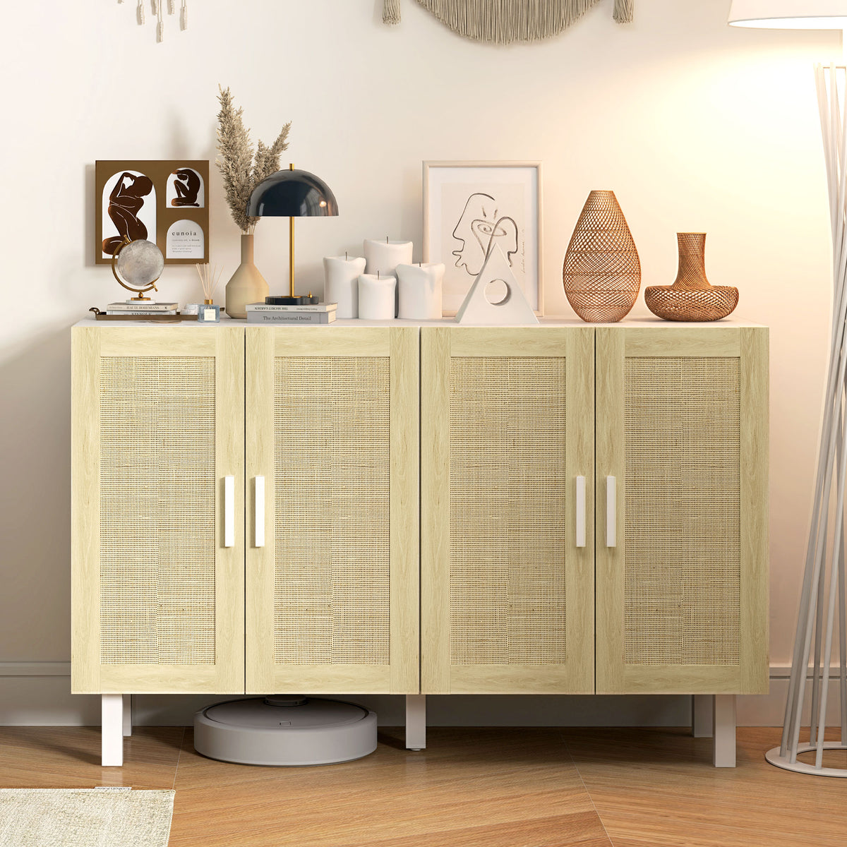 Boho Kitchen Cabinet