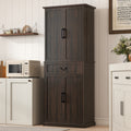 71" LED Kitchen Pantry Cabinet