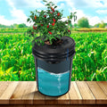 DWC Hydroponic System, 5 Gallon 4 Buckets, Deep Water Culture Growing Bucket, Hydroponics Grow Kit With Pump, Air Stone And Water Level Device, For Indoor/Outdoor Leafy Vegetables