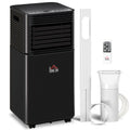 10000 BTU Portable Air Conditioner with Dehumidifier, Cooling Fan, Sleep, Remote, 24H Timer, Auto Off, Black