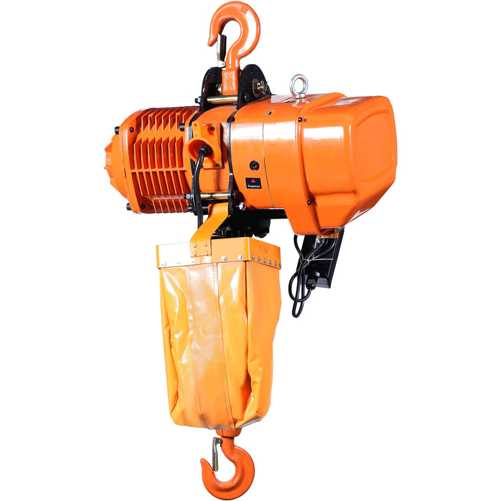 2 Ton Wireless Electric Chain Hoist, 4400 LBS Capacity With 20 FT Lifting Height, IP54 Protection, Three Phase Overhead Crane With G100 Chain